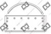 ISUZU 1471156180 Brake Lining, drum brake